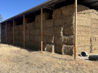 500mt Wheaten Hay 8x4x3 Bales