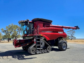 2017 Case IH 7240 with 30ft MacDon Front