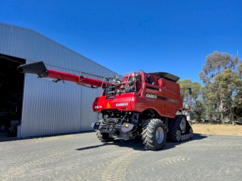 2017 Case IH 7240 with 30ft MacDon Front