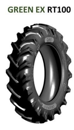 Front Tractor Tyre R1 - GRI 14.2-24 (12) GREEN EX RT100 TT