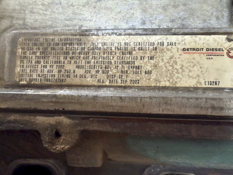 Detroit Series 60 DDEC Gen 4 Engine