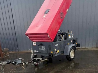 Chicago pneumatic CPS 185 Diesel Air Compressor Includes Blowgun + 20m 3/4″ Hose