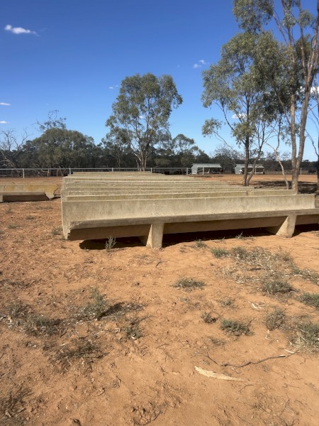 Concrete Feed Bunkers with Legs