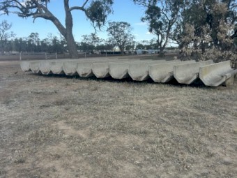 Concrete Feed Bunkers with Legs