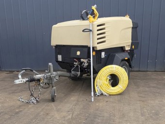 Doosan / Ingersoll Rand 7/41 Diesel Air Compressor + Blowgun & Hose