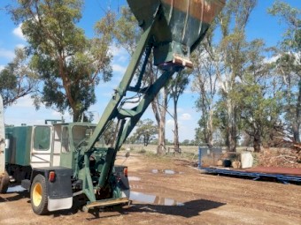 Air craft loader truck 