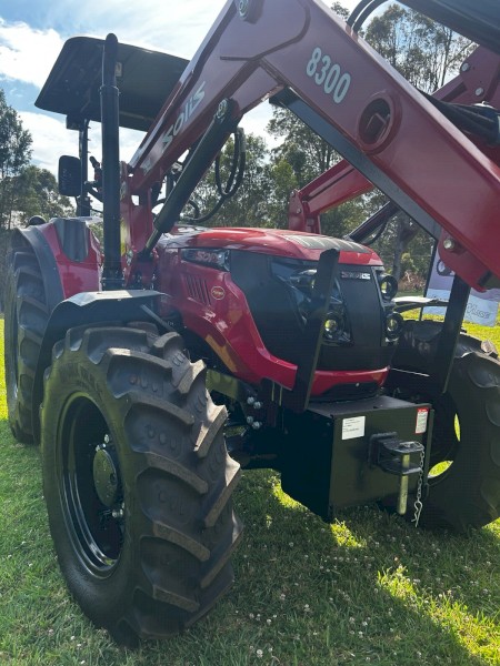 New Solis S90 Tractor with ROPS and 4-in-1 Loader