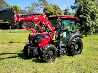 New Solis S50 Air Cab Tractor with 4-in-1 Loader