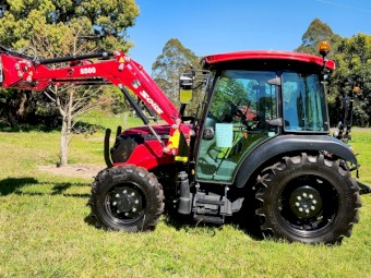 New Solis S50 Air Cab Tractor with 4-in-1 Loader