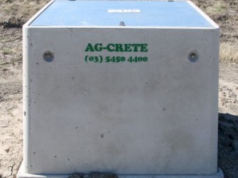 CLEARANCE! 900mm² Concrete Valve Box Pump Cover - Ag-Crete