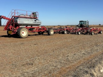 2017 Morris C2 60ft Contour Bar with Morris 9550 ICT Air Cart