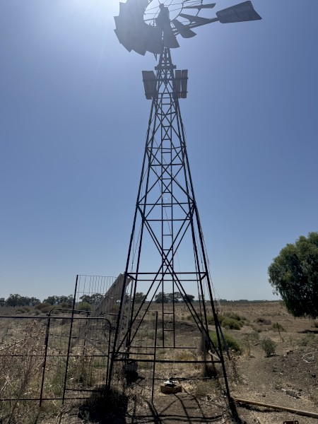Southern Cross Windmill Used and Working, near Griffith NSW
