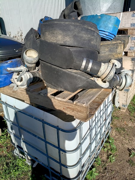 4" 100mm lay flat hose 17 X 20m lengths