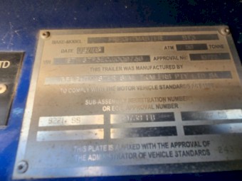 2018 Freightmaster Chassis Tipper Trailer