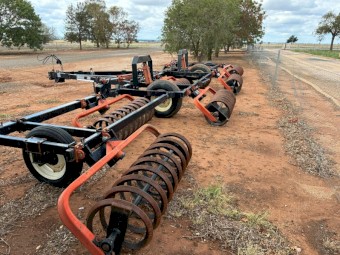 Bourgault 4000 roller harrows