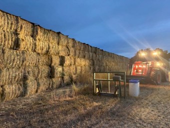 60 x Rye Grass Hay 600kg 8x4x3 Bales