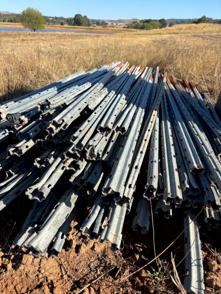 Steel Raspberry Support Posts 