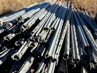 Steel Raspberry Support Posts 