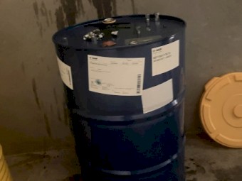 40 gallons of OMEGA  3 fish oil used on hydraulic machinery components