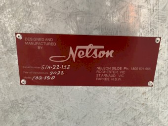 2022 Nelson Field Bin 30T, 38m3  