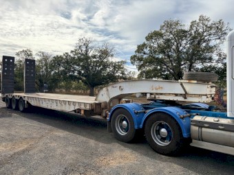 2008 SES LLS350 Widening Low Loader