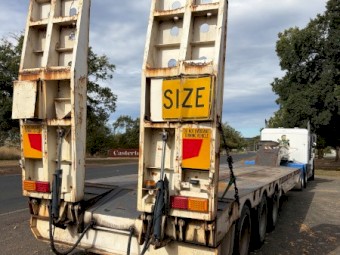 2008 SES LLS350 Widening Low Loader