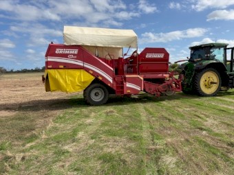Grimme SE140 Potato Harvester