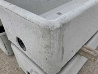 CLEARANCE! 3m Concrete Rectangle Troughs- minor damage