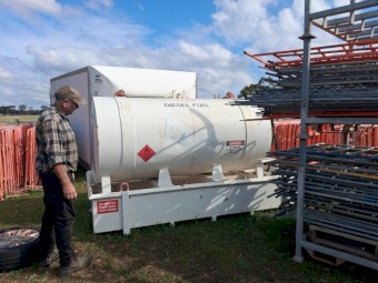 Diesel fuel tank 