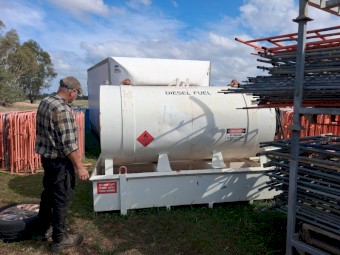 Diesel fuel tank 
