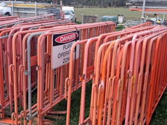 Crowd control barriers