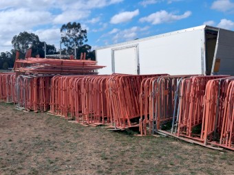Crowd control barriers