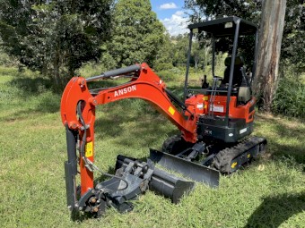 Anson AX-18.5 1.76 tonne Mini Excavator