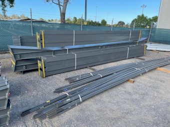 Brand New Portal Frame Steel Shed - 15 x 30 x 6m (Three sides enclosed)