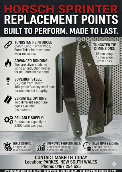 Horsch Sprinter NT 18 points