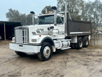 1994 western star tipper series 60 Detroit 435 hp 13 speed quick release 4.1m steel body 