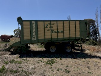 2010 KRONE ZX 450 GL SILAGE WAGON 3