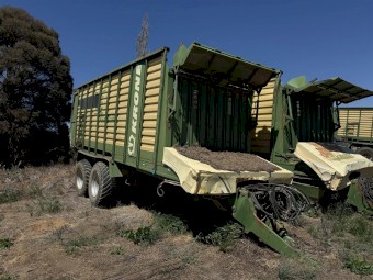 2009 KRONE ZX 450 GL SILAGE WAGON 2