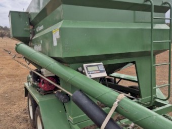 2021 Whitefield/Grainline 4 tonne Multi bin trailer w scales
