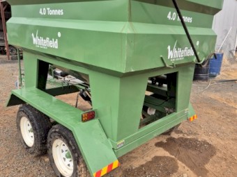 2021 Whitefield/Grainline 4 tonne Multi bin trailer w scales