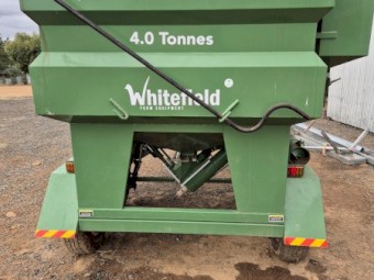 2021 Whitefield/Grainline 4 tonne Multi bin trailer w scales