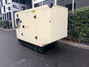 50KVA Cummins / Stamford Silenced Diesel Generator 3 Phase 415V with ATS