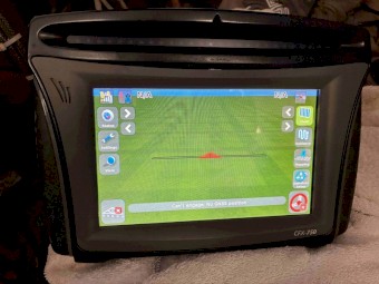 Trimble CFX 750 with EZ Steer Terrain Compensation