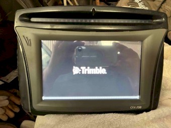Trimble CFX 750 with EZ Steer Terrain Compensation