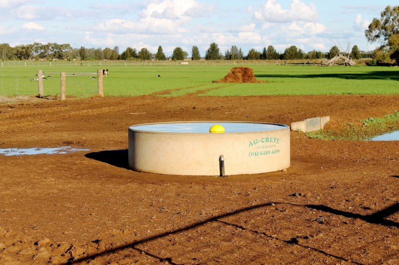 8' Round Cattle/Horse Water Trough- 2200Lt