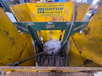 Morton Baker Hydraulic Wool Press