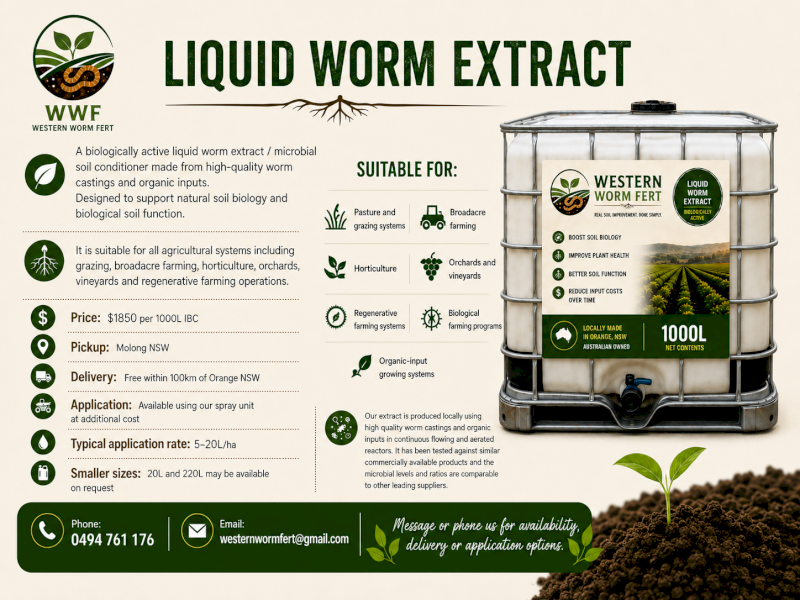 Liquid Worm Extract 1000l
