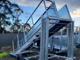 2 Deck Mobile Sheep Ramp 