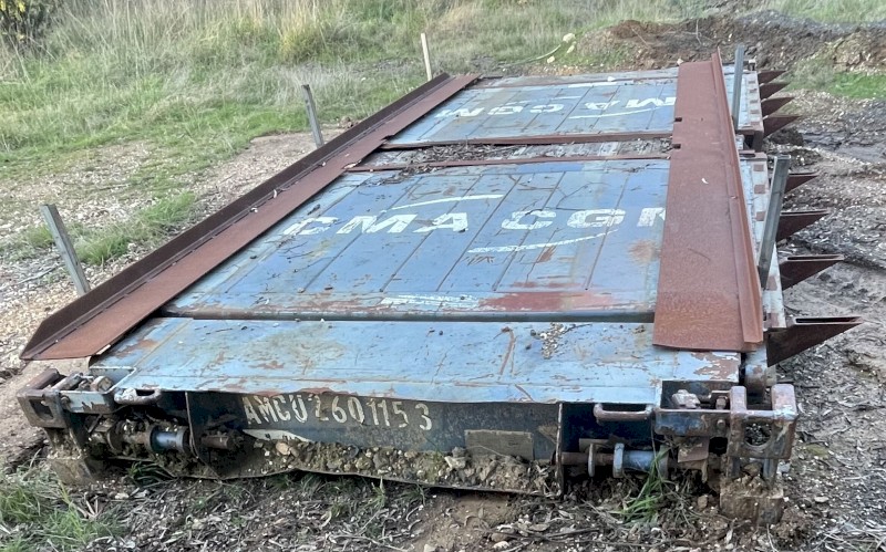 Shipping Container Deck