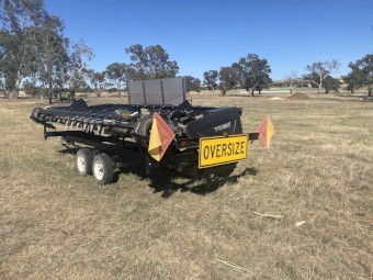 2022 MacDon PW8 Canola pick up to suit Fendt Ideal 9